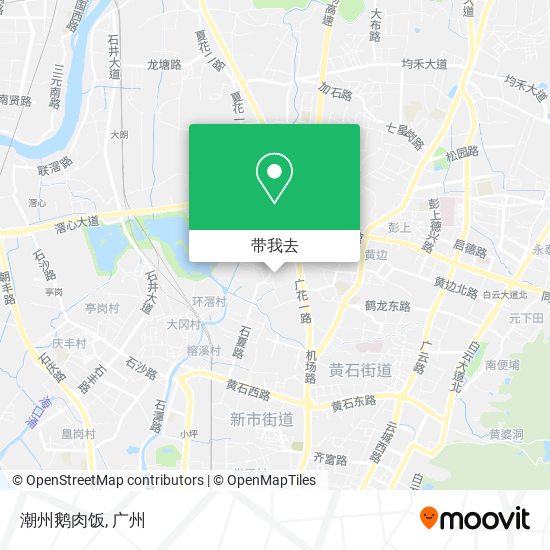 潮州鹅肉饭地图