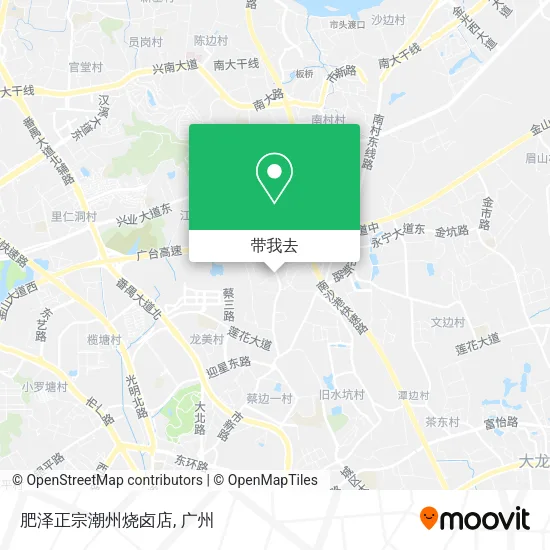 肥泽正宗潮州烧卤店地图