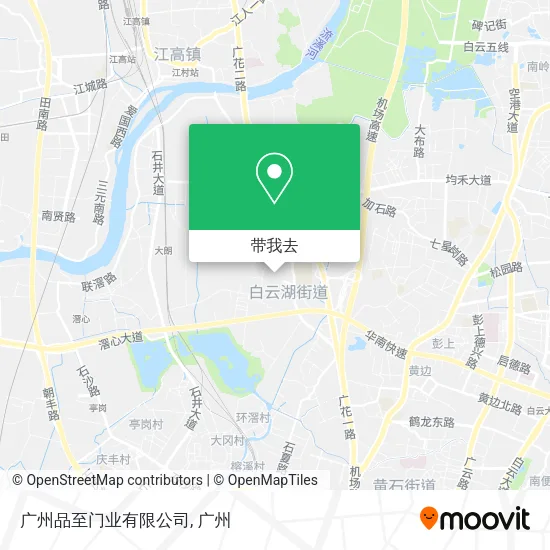 广州品至门业有限公司地图