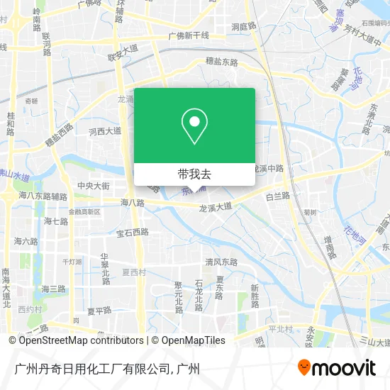 广州丹奇日用化工厂有限公司地图