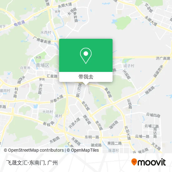 飞晟文汇-东南门地图