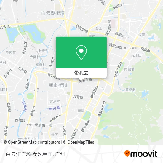 白云汇广场-女洗手间地图