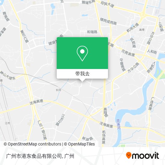 广州市港东食品有限公司地图