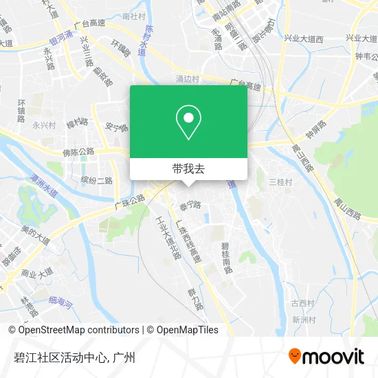 碧江社区活动中心地图