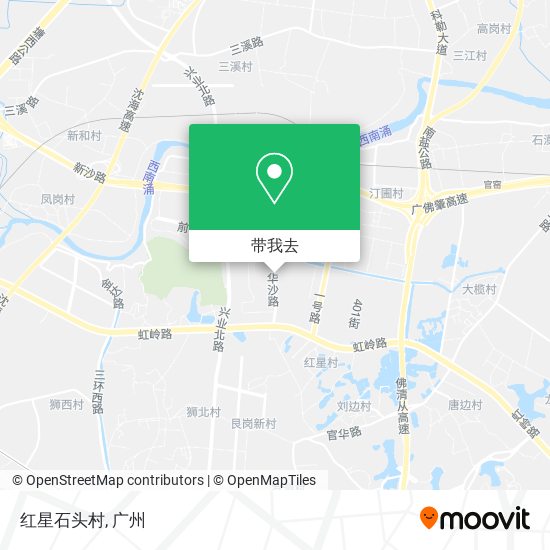 红星石头村地图