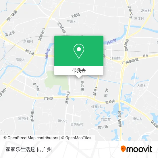 家家乐生活超市地图