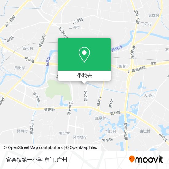 官窑镇第一小学-东门地图
