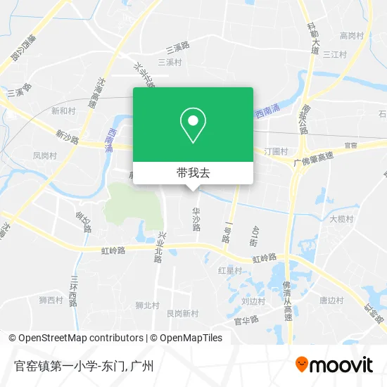 官窑镇第一小学-东门地图