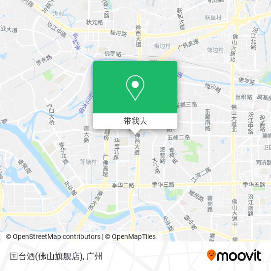 国台酒(佛山旗舰店)地图