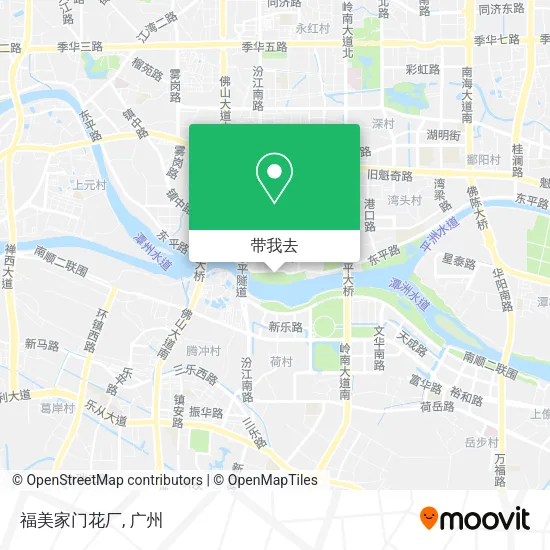 福美家门花厂地图