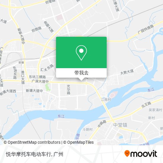 悦华摩托车电动车行地图