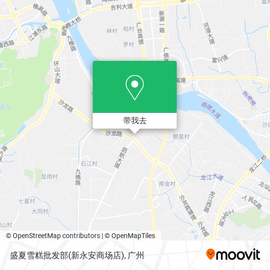 盛夏雪糕批发部(新永安商场店)地图