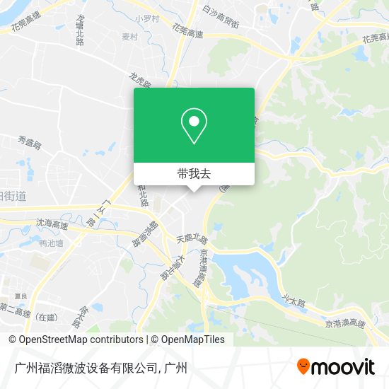 广州福滔微波设备有限公司地图