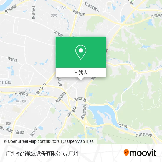 广州福滔微波设备有限公司地图
