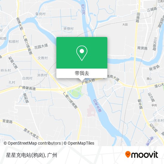 星星充电站(鸦岗)地图