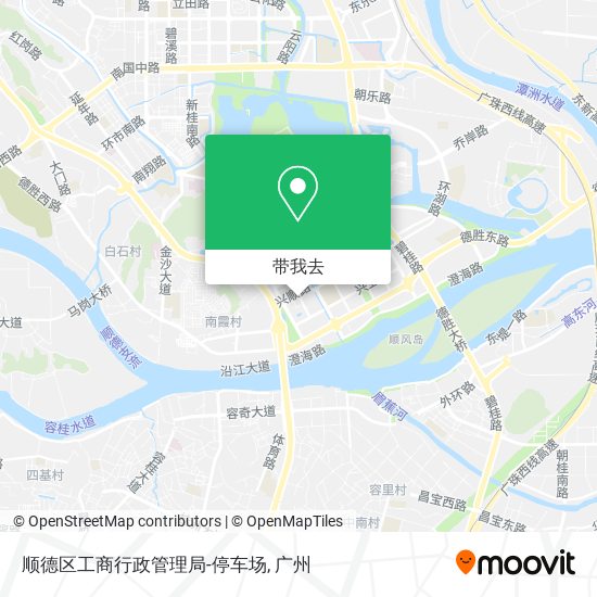 顺德区工商行政管理局-停车场地图