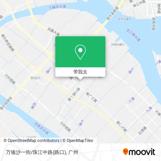 万顷沙一街/珠江中路(路口)地图