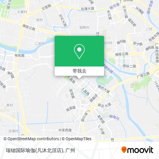瑞锶国际瑜伽(凡沐北滘店)地图