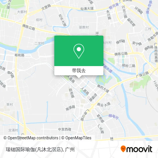 瑞锶国际瑜伽(凡沐北滘店)地图