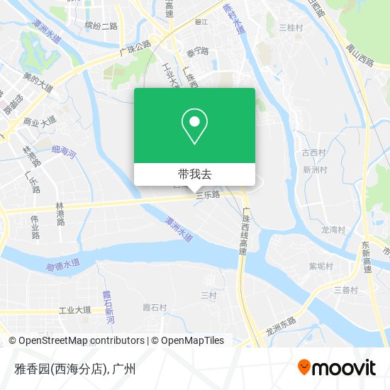 雅香园(西海分店)地图