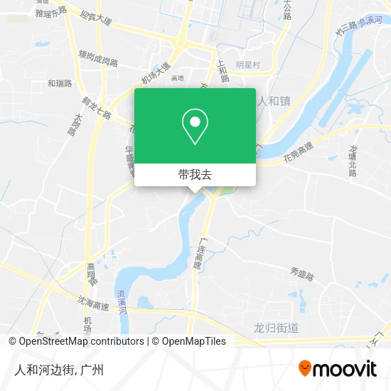 人和河边街地图