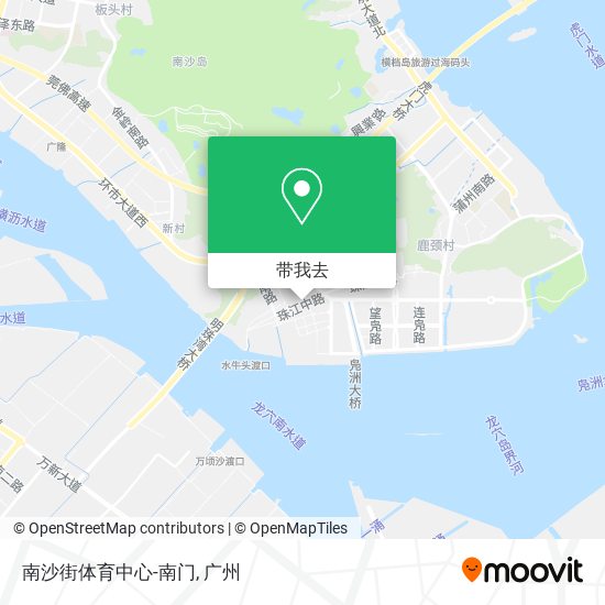 南沙街体育中心-南门地图
