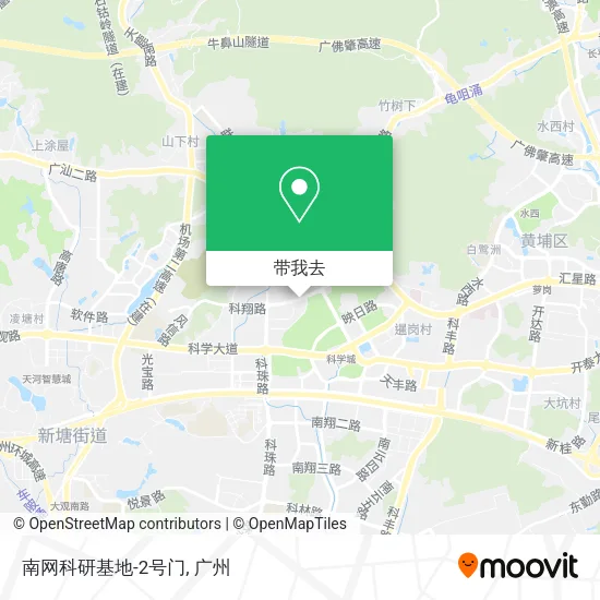 南网科研基地-2号门地图