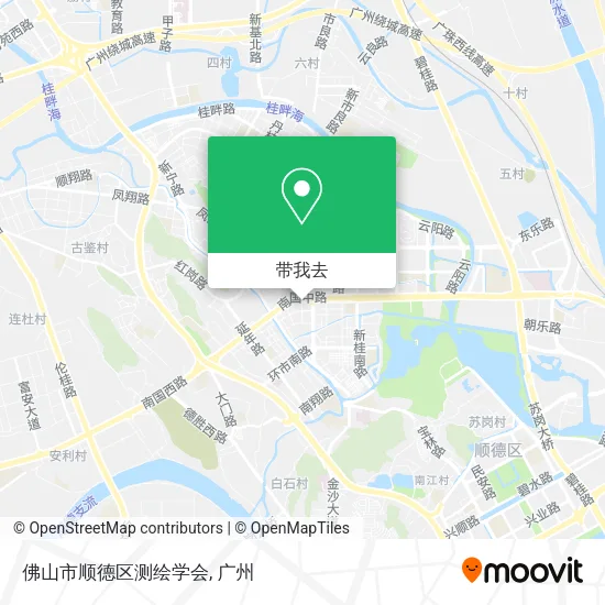 佛山市顺德区测绘学会地图