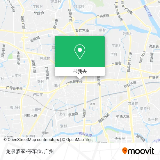 龙泉酒家-停车位地图