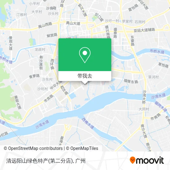 清远阳山绿色特产(第二分店)地图
