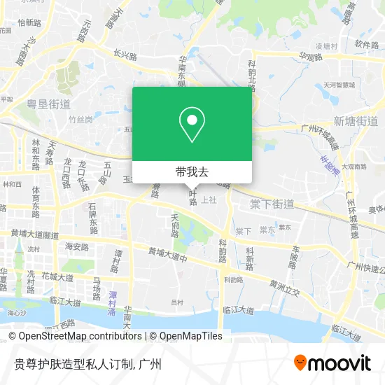 贵尊护肤造型私人订制地图