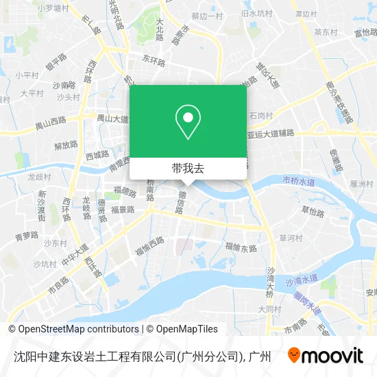沈阳中建东设岩土工程有限公司(广州分公司)地图