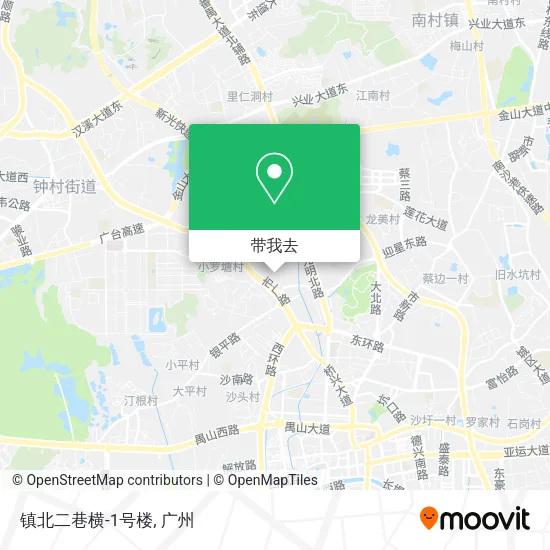镇北二巷横-1号楼地图