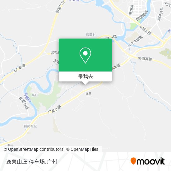 逸泉山庄-停车场地图