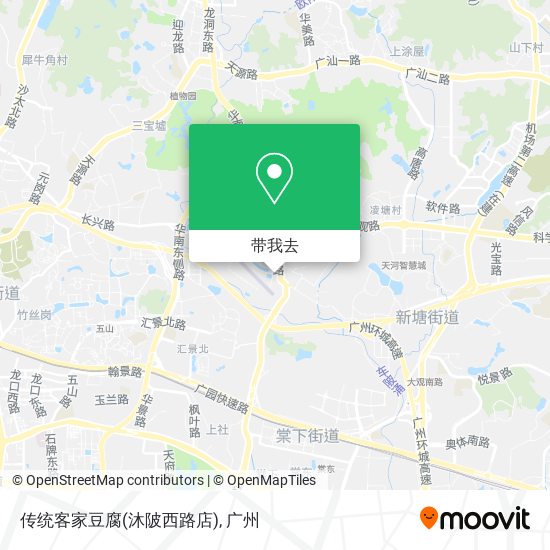 传统客家豆腐(沐陂西路店)地图