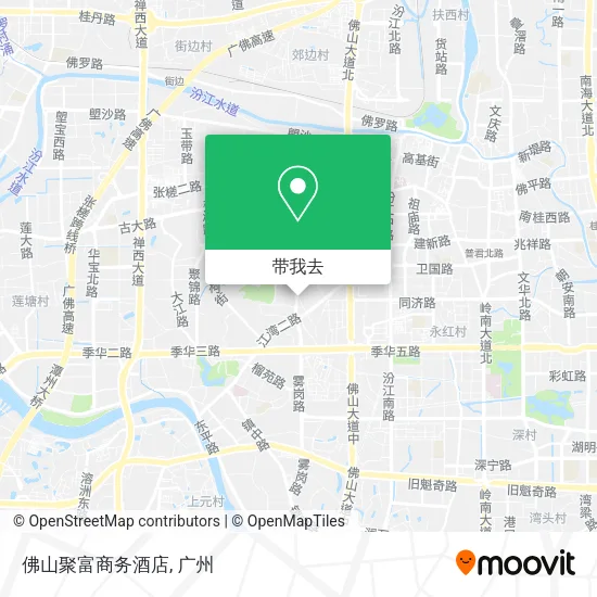 佛山聚富商务酒店地图