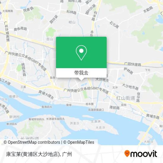 康宝莱(黄浦区大沙地店)地图