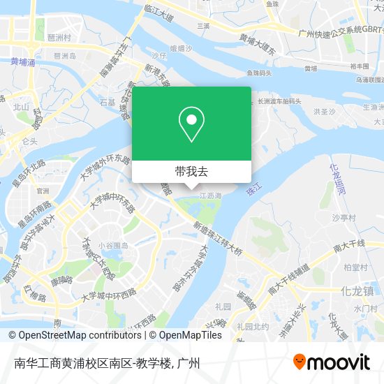 南华工商黄浦校区南区-教学楼地图