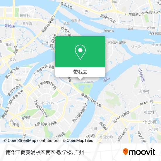 南华工商黄浦校区南区-教学楼地图