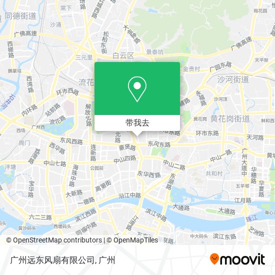 广州远东风扇有限公司地图