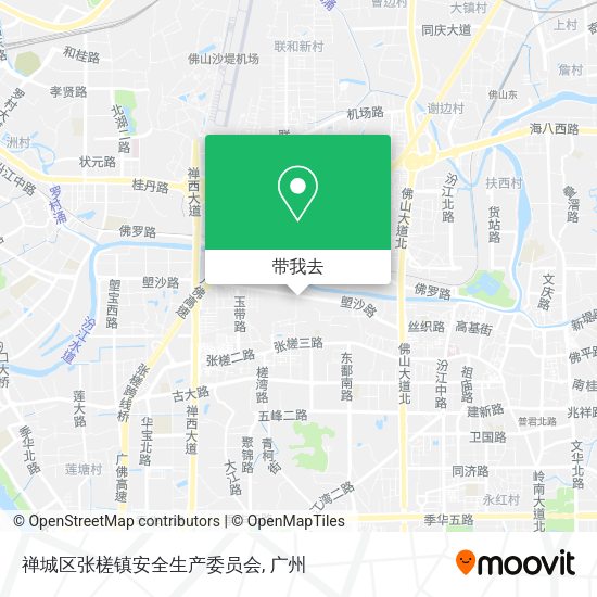 禅城区张槎镇安全生产委员会地图