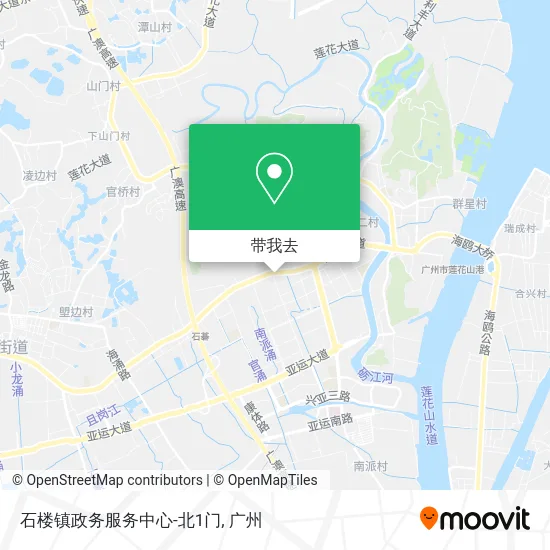 石楼镇政务服务中心-北1门地图