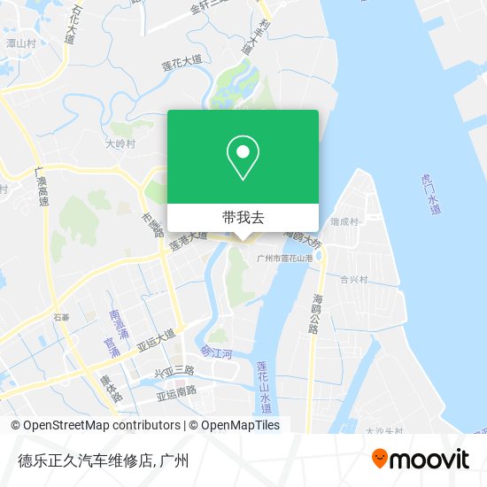德乐正久汽车维修店地图