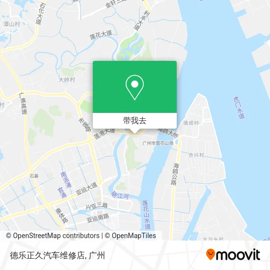 德乐正久汽车维修店地图