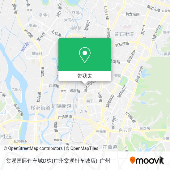 棠溪国际针车城D栋(广州棠溪针车城店)地图