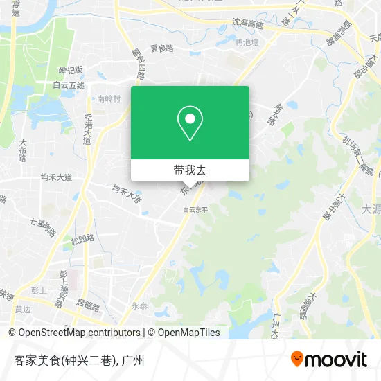 客家美食(钟兴二巷)地图