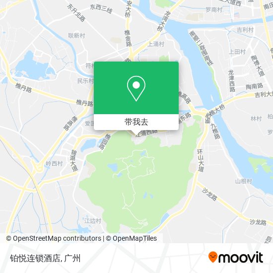 铂悦连锁酒店地图