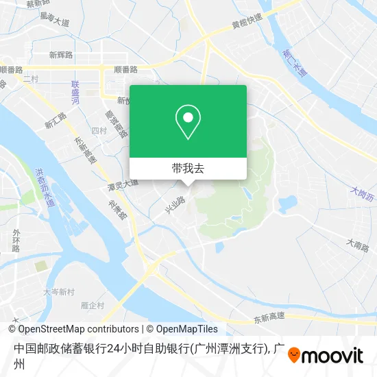 中国邮政储蓄银行24小时自助银行(广州潭洲支行)地图
