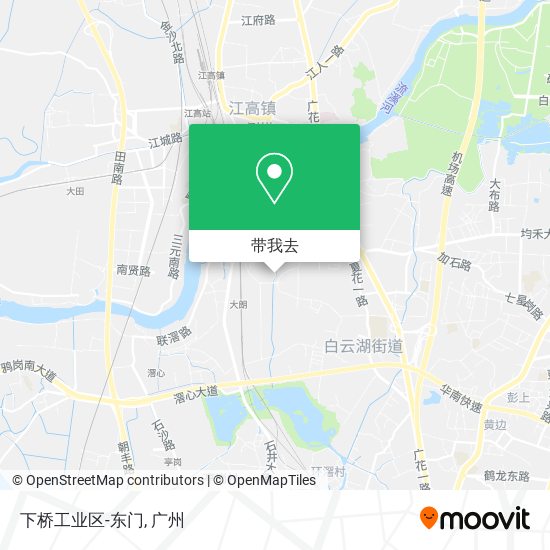 下桥工业区-东门地图