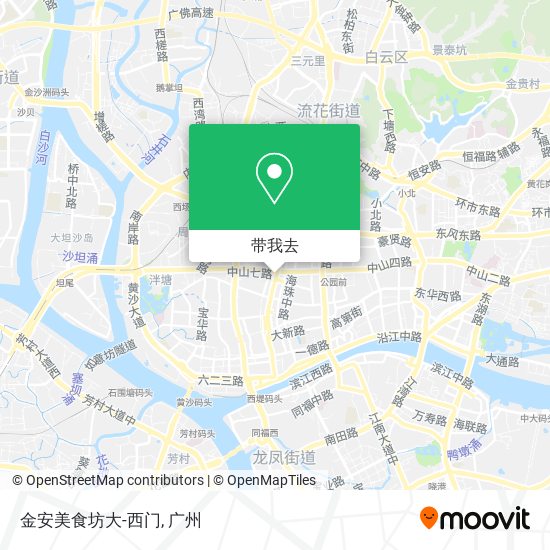 金安美食坊大-西门地图